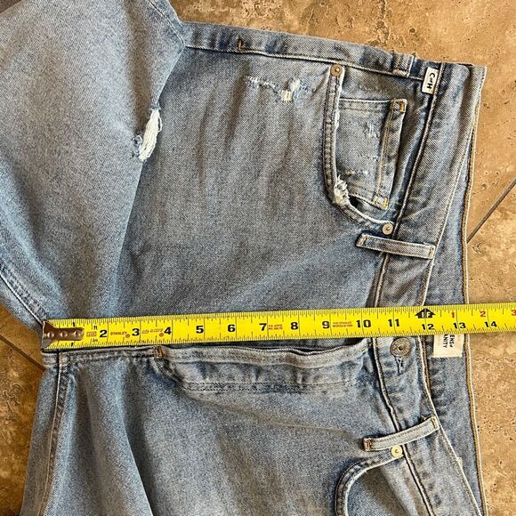 NEW Citizens of Humanity Jolene Womens 31 High Rise Straight Distressed - Picture 16 of 16